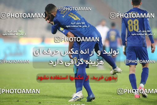 1785892, Tehran, , Iran Football Pro League، Persian Gulf Cup، Week 15، First Leg، Esteghlal 4 v 1 Shahin Shahrdari Boushehr on 2019/12/14 at Azadi Stadium