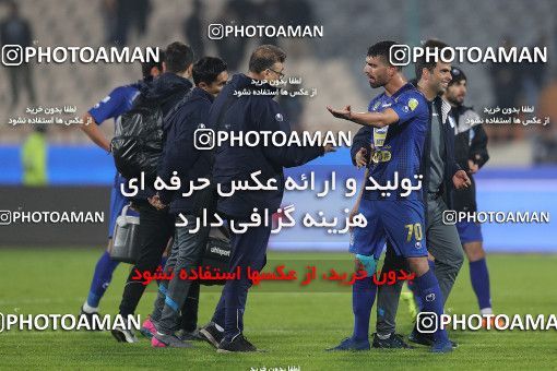 1696796, Tehran, , Iran Football Pro League، Persian Gulf Cup، Week 15، First Leg، Esteghlal 4 v 1 Shahin Shahrdari Boushehr on 2019/12/14 at Azadi Stadium