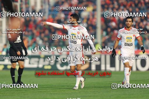 1821472, Tehran,Shahr Qods, Iran, Iran Football Pro League، Persian Gulf Cup، Week 15، First Leg، Saipa 0 v 2 Persepolis on 2019/12/14 at Shahr-e Qods Stadium