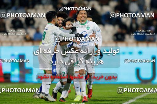 1807402, Tehran, , Iran Football Pro League، Persian Gulf Cup، Week 16، Second Leg، Esteghlal 1 v 2 Mashin Sazi Tabriz on 2019/12/19 at Azadi Stadium