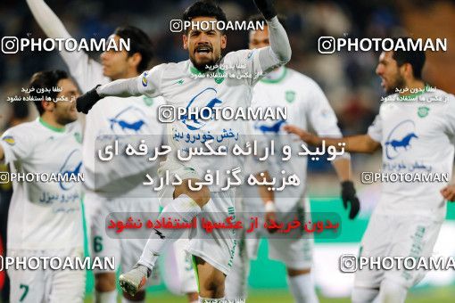 1807399, Tehran, , Iran Football Pro League، Persian Gulf Cup، Week 16، Second Leg، Esteghlal 1 v 2 Mashin Sazi Tabriz on 2019/12/19 at Azadi Stadium