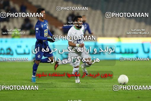 1696974, Tehran, , Iran Football Pro League، Persian Gulf Cup، Week 16، Second Leg، Esteghlal 1 v 2 Mashin Sazi Tabriz on 2019/12/19 at Azadi Stadium