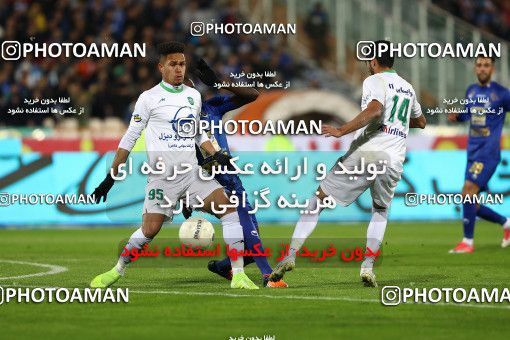 1696871, Tehran, , Iran Football Pro League، Persian Gulf Cup، Week 16، Second Leg، Esteghlal 1 v 2 Mashin Sazi Tabriz on 2019/12/19 at Azadi Stadium