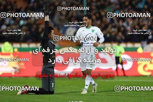 1696948, Tehran, , Iran Football Pro League، Persian Gulf Cup، Week 16، Second Leg، Esteghlal 1 v 2 Mashin Sazi Tabriz on 2019/12/19 at Azadi Stadium