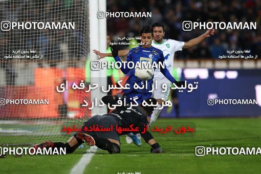 1696847, Tehran, , Iran Football Pro League، Persian Gulf Cup، Week 16، Second Leg، Esteghlal 1 v 2 Mashin Sazi Tabriz on 2019/12/19 at Azadi Stadium