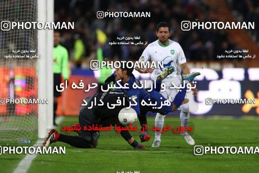 1696973, Tehran, , Iran Football Pro League، Persian Gulf Cup، 2018-19 Season، Second Leg، Week 16، Esteghlal ۱ v 2 Mashin Sazi Tabriz on 2019/12/19 at Azadi Stadium