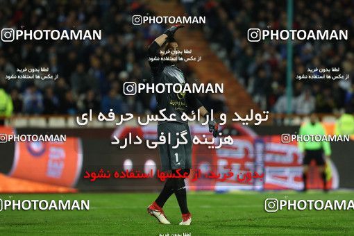 1696982, Tehran, , Iran Football Pro League، Persian Gulf Cup، Week 16، Second Leg، Esteghlal 1 v 2 Mashin Sazi Tabriz on 2019/12/19 at Azadi Stadium