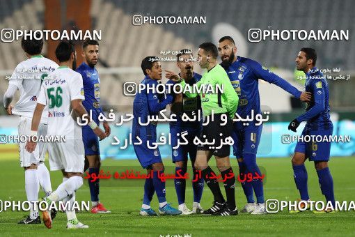 1697006, Tehran, , Iran Football Pro League، Persian Gulf Cup، Week 16، Second Leg، Esteghlal 1 v 2 Mashin Sazi Tabriz on 2019/12/19 at Azadi Stadium