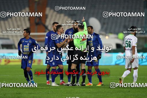 1696831, Tehran, , Iran Football Pro League، Persian Gulf Cup، Week 16، Second Leg، Esteghlal 1 v 2 Mashin Sazi Tabriz on 2019/12/19 at Azadi Stadium