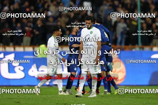 1696893, Tehran, , Iran Football Pro League، Persian Gulf Cup، Week 16، Second Leg، Esteghlal 1 v 2 Mashin Sazi Tabriz on 2019/12/19 at Azadi Stadium