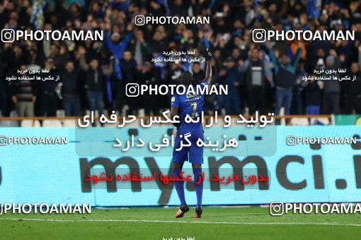 1696883, Tehran, , Iran Football Pro League، Persian Gulf Cup، Week 16، Second Leg، Esteghlal 1 v 2 Mashin Sazi Tabriz on 2019/12/19 at Azadi Stadium