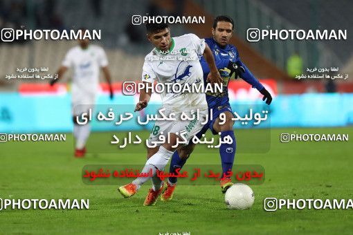 1697002, Tehran, , Iran Football Pro League، Persian Gulf Cup، Week 16، Second Leg، Esteghlal 1 v 2 Mashin Sazi Tabriz on 2019/12/19 at Azadi Stadium