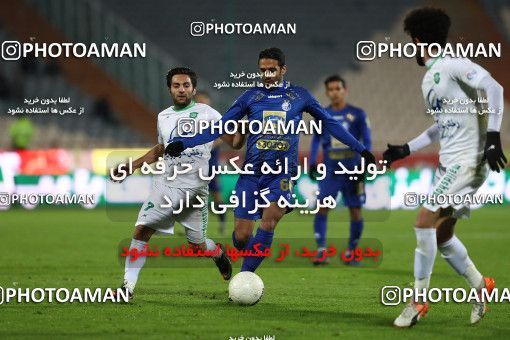 1696997, Tehran, , Iran Football Pro League، Persian Gulf Cup، Week 16، Second Leg، Esteghlal 1 v 2 Mashin Sazi Tabriz on 2019/12/19 at Azadi Stadium