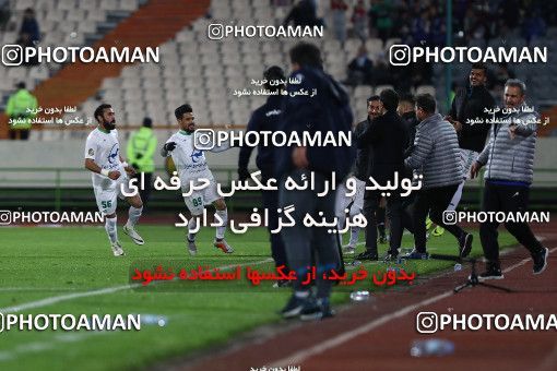 1696843, Tehran, , Iran Football Pro League، Persian Gulf Cup، Week 16، Second Leg، Esteghlal 1 v 2 Mashin Sazi Tabriz on 2019/12/19 at Azadi Stadium