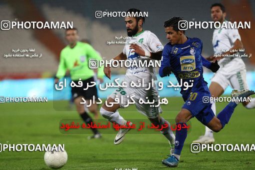 1696818, Tehran, , Iran Football Pro League، Persian Gulf Cup، Week 16، Second Leg، Esteghlal 1 v 2 Mashin Sazi Tabriz on 2019/12/19 at Azadi Stadium