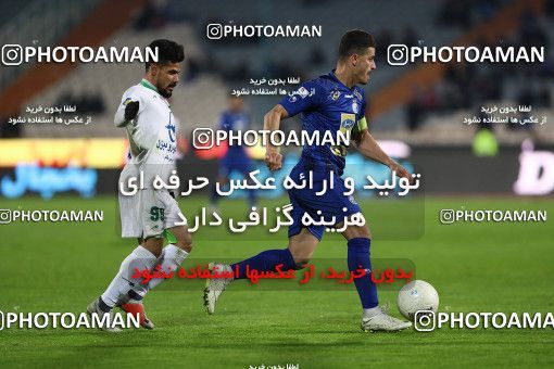 1696858, Tehran, , Iran Football Pro League، Persian Gulf Cup، Week 16، Second Leg، Esteghlal 1 v 2 Mashin Sazi Tabriz on 2019/12/19 at Azadi Stadium