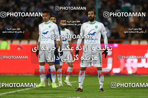 1696962, Tehran, , Iran Football Pro League، Persian Gulf Cup، Week 16، Second Leg، Esteghlal 1 v 2 Mashin Sazi Tabriz on 2019/12/19 at Azadi Stadium