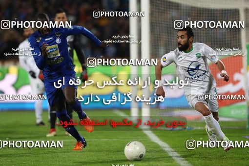 1696899, Tehran, , Iran Football Pro League، Persian Gulf Cup، Week 16، Second Leg، Esteghlal 1 v 2 Mashin Sazi Tabriz on 2019/12/19 at Azadi Stadium