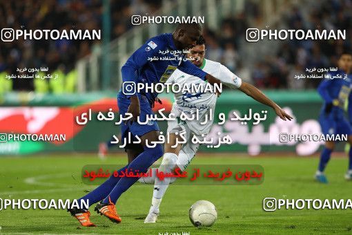1697001, Tehran, , Iran Football Pro League، Persian Gulf Cup، Week 16، Second Leg، Esteghlal 1 v 2 Mashin Sazi Tabriz on 2019/12/19 at Azadi Stadium