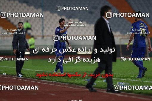 1696834, Tehran, , Iran Football Pro League، Persian Gulf Cup، Week 16، Second Leg، Esteghlal 1 v 2 Mashin Sazi Tabriz on 2019/12/19 at Azadi Stadium