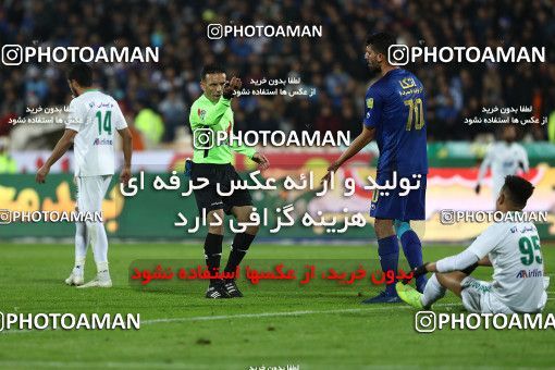 1696856, Tehran, , Iran Football Pro League، Persian Gulf Cup، Week 16، Second Leg، Esteghlal 1 v 2 Mashin Sazi Tabriz on 2019/12/19 at Azadi Stadium