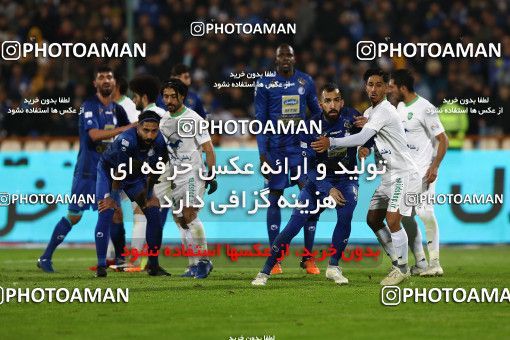 1696836, Tehran, , Iran Football Pro League، Persian Gulf Cup، Week 16، Second Leg، Esteghlal 1 v 2 Mashin Sazi Tabriz on 2019/12/19 at Azadi Stadium