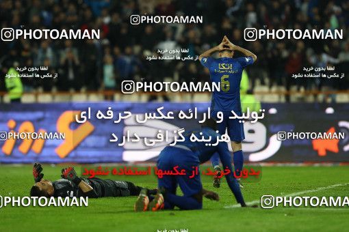 1697010, Tehran, , Iran Football Pro League، Persian Gulf Cup، Week 16، Second Leg، Esteghlal 1 v 2 Mashin Sazi Tabriz on 2019/12/19 at Azadi Stadium