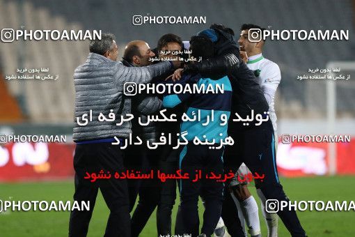 1696835, Tehran, , Iran Football Pro League، Persian Gulf Cup، Week 16، Second Leg، Esteghlal 1 v 2 Mashin Sazi Tabriz on 2019/12/19 at Azadi Stadium