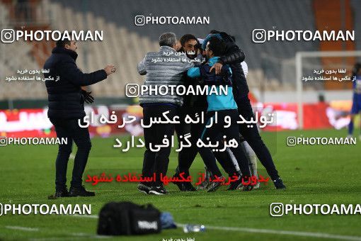 1697019, Tehran, , Iran Football Pro League، Persian Gulf Cup، Week 16، Second Leg، Esteghlal 1 v 2 Mashin Sazi Tabriz on 2019/12/19 at Azadi Stadium