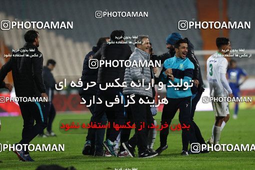 1696937, Tehran, , Iran Football Pro League، Persian Gulf Cup، Week 16، Second Leg، Esteghlal 1 v 2 Mashin Sazi Tabriz on 2019/12/19 at Azadi Stadium