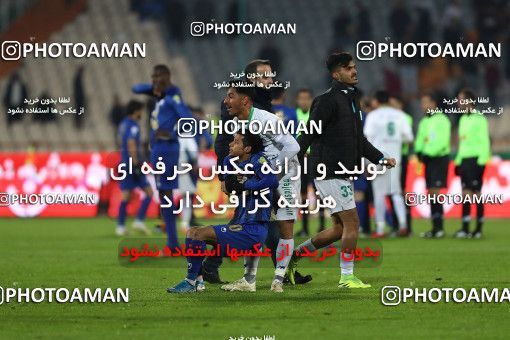 1696837, Tehran, , Iran Football Pro League، Persian Gulf Cup، Week 16، Second Leg، Esteghlal 1 v 2 Mashin Sazi Tabriz on 2019/12/19 at Azadi Stadium
