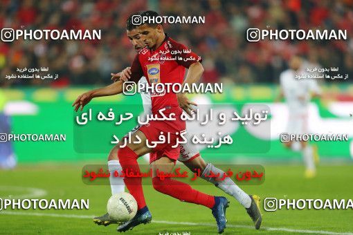 1821549, Tehran, , Iran Football Pro League، Persian Gulf Cup، Week 12، First Leg، Persepolis 1 v 0 Nassaji Qaemshahr on 2019/12/27 at Azadi Stadium