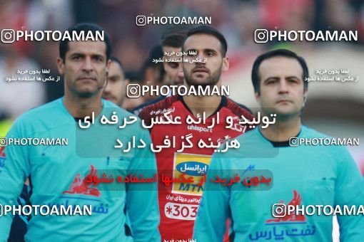 1503489, Tehran, , Iran Football Pro League، Persian Gulf Cup، Week 12، First Leg، Persepolis 1 v 0 Nassaji Qaemshahr on 2019/12/27 at Azadi Stadium