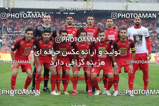 1503497, Tehran, , Iran Football Pro League، Persian Gulf Cup، Week 12، First Leg، Persepolis 1 v 0 Nassaji Qaemshahr on 2019/12/27 at Azadi Stadium