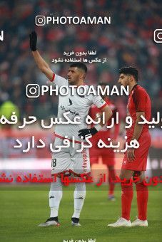 1503744, Tehran, , Iran Football Pro League، Persian Gulf Cup، Week 12، First Leg، Persepolis 1 v 0 Nassaji Qaemshahr on 2019/12/27 at Azadi Stadium