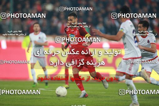 1503781, Tehran, , Iran Football Pro League، Persian Gulf Cup، Week 12، First Leg، Persepolis 1 v 0 Nassaji Qaemshahr on 2019/12/27 at Azadi Stadium