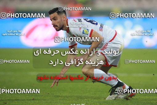 1503700, Tehran, , Iran Football Pro League، Persian Gulf Cup، Week 12، First Leg، Persepolis 1 v 0 Nassaji Qaemshahr on 2019/12/27 at Azadi Stadium