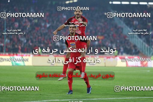 1503685, Tehran, , Iran Football Pro League، Persian Gulf Cup، Week 12، First Leg، Persepolis 1 v 0 Nassaji Qaemshahr on 2019/12/27 at Azadi Stadium