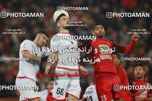 1503905, Tehran, , Iran Football Pro League، Persian Gulf Cup، Week 12، First Leg، Persepolis 1 v 0 Nassaji Qaemshahr on 2019/12/27 at Azadi Stadium