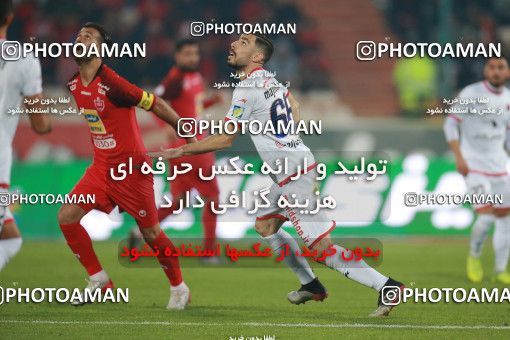 1503874, Tehran, , Iran Football Pro League، Persian Gulf Cup، Week 12، First Leg، Persepolis 1 v 0 Nassaji Qaemshahr on 2019/12/27 at Azadi Stadium