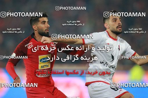 1503804, Tehran, , Iran Football Pro League، Persian Gulf Cup، Week 12، First Leg، Persepolis 1 v 0 Nassaji Qaemshahr on 2019/12/27 at Azadi Stadium