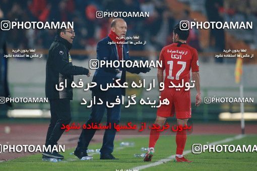 1503973, Tehran, , Iran Football Pro League، Persian Gulf Cup، Week 12، First Leg، Persepolis 1 v 0 Nassaji Qaemshahr on 2019/12/27 at Azadi Stadium
