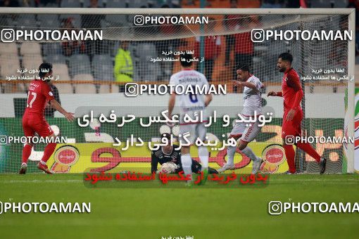 1504074, Tehran, , Iran Football Pro League، Persian Gulf Cup، Week 12، First Leg، Persepolis 1 v 0 Nassaji Qaemshahr on 2019/12/27 at Azadi Stadium