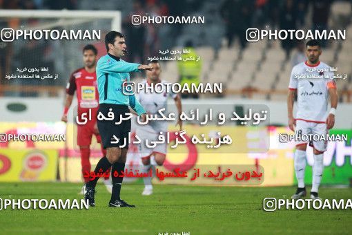1504112, Tehran, , Iran Football Pro League، Persian Gulf Cup، Week 12، First Leg، Persepolis 1 v 0 Nassaji Qaemshahr on 2019/12/27 at Azadi Stadium