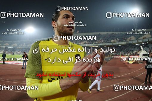 1504088, Tehran, , Iran Football Pro League، Persian Gulf Cup، Week 12، First Leg، Persepolis 1 v 0 Nassaji Qaemshahr on 2019/12/27 at Azadi Stadium