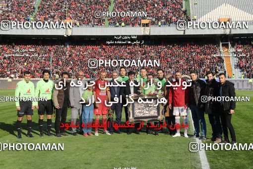 1700494, Tehran, Iran, Iran Football Pro League، Persian Gulf Cup، Week 17، Second Leg، Persepolis 2 v 0 Tractor Sazi on 2020/01/26 at Azadi Stadium