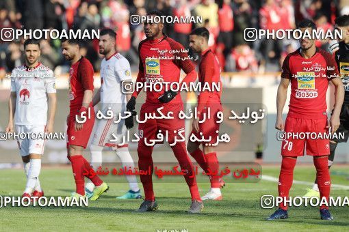 1700425, Tehran, Iran, Iran Football Pro League، Persian Gulf Cup، Week 17، Second Leg، Persepolis 2 v 0 Tractor Sazi on 2020/01/26 at Azadi Stadium