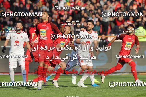 1700384, Tehran, Iran, Iran Football Pro League، Persian Gulf Cup، Week 17، Second Leg، Persepolis 2 v 0 Tractor Sazi on 2020/01/26 at Azadi Stadium