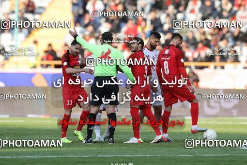 1700401, Tehran, Iran, Iran Football Pro League، Persian Gulf Cup، Week 17، Second Leg، Persepolis 2 v 0 Tractor Sazi on 2020/01/26 at Azadi Stadium