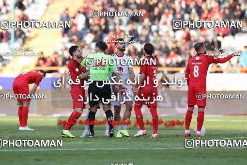 1700476, Tehran, Iran, Iran Football Pro League، Persian Gulf Cup، Week 17، Second Leg، Persepolis 2 v 0 Tractor Sazi on 2020/01/26 at Azadi Stadium